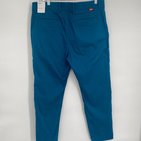 Nike Pants Men’s Dri-Fit UV Slim Fit Golf Chino  Aqua Size 35x30 Outdoor Active - Picture 2 of 9